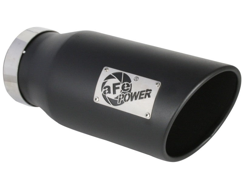 aFe Large Bore-HD 5in 409SS DPF-Back Exhaust System w/Black Tip 19-20 Ram Diesel Trucks L6-6.7L (td)