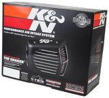 K&N Street Metal Intake System 08-16 Harley Davidson Shaker Silver H/D Touring Models