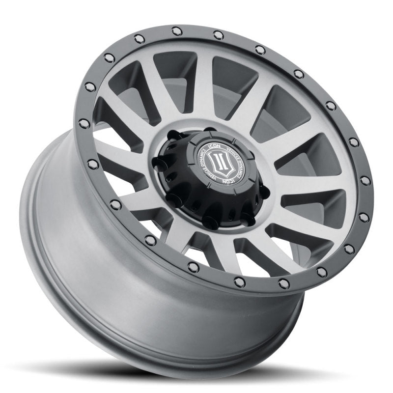 Icon Alloys Compression HD Titanium Wheel | 18x9 | 12mm Offset | 8x180