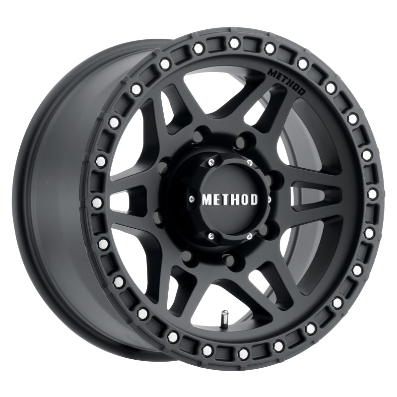 Method MR312 18x9 +18mm Offset 8x6.5 130.81mm CB Matte Black Wheel