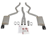 aFe MACHForce XP Exhausts Cat-Back SS-304 EXH w/ Black Tips 15-16 Ford Mustang EcoBoost 2.3L (t)