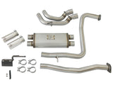 aFe POWER Rebel Series 2-1/2in 409 SS Cat Back Exhaust w/ Polished Tips 16-17 Nissan Titan V8 5.6L