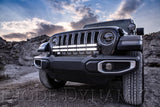 Diode Dynamics 18-21 Jeep JL Wrangler/Gladiator SS30 Bumper Bracket Kit - White Driving (Single)