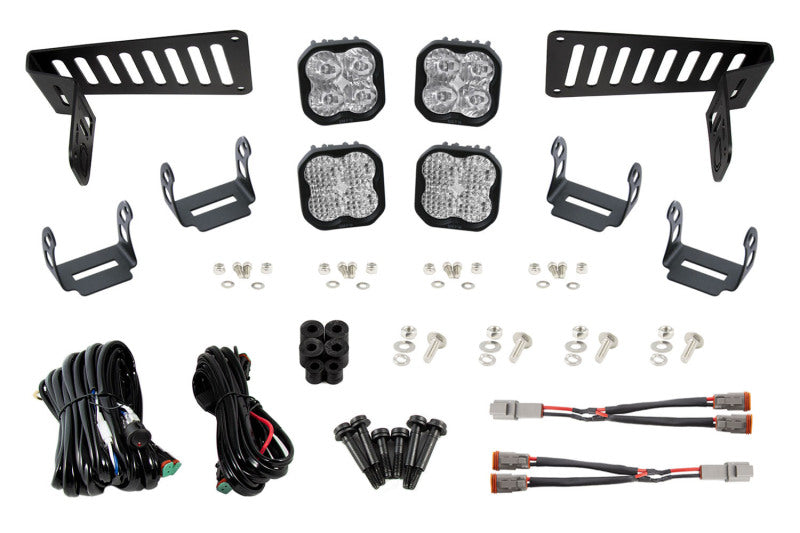 Diode Dynamics 18-21 Jeep JL Wrangler/Gladiator SS3 Cowl LED Bracket K