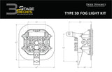 Diode Dynamics SS3 Pro Type SD Kit ABL - White SAE FogFog