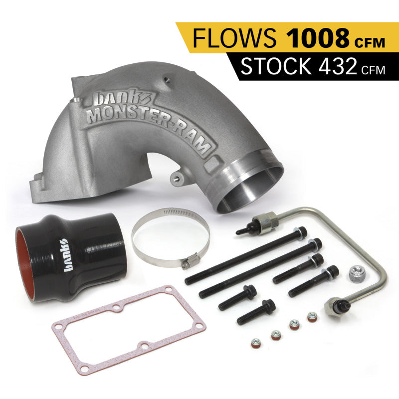 Banks Power 07.5-17 Ram 2500/3500 6.7L Diesel Monster-Ram Intake System w/ Fuel Line 4in Natural