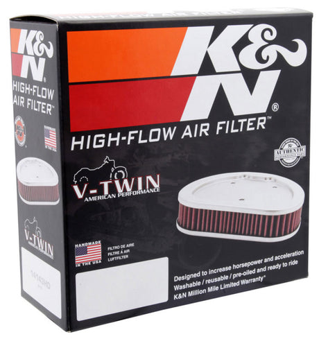 K&N Replacement Air Filter 1.625in H x 7.5in L for Harley-Davidson