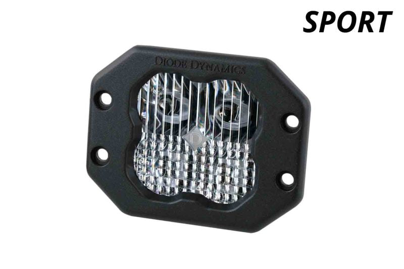 Diode Dynamics SS3 Sport ABL - White SAE Fog Flush (Single)