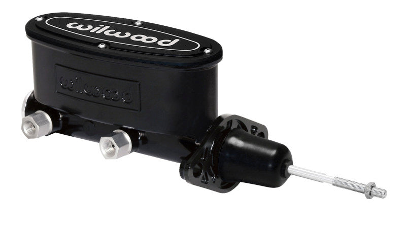 Wilwood High Volume Tandem Master Cylinder - 7/8in Bore Black-W/Pushrod