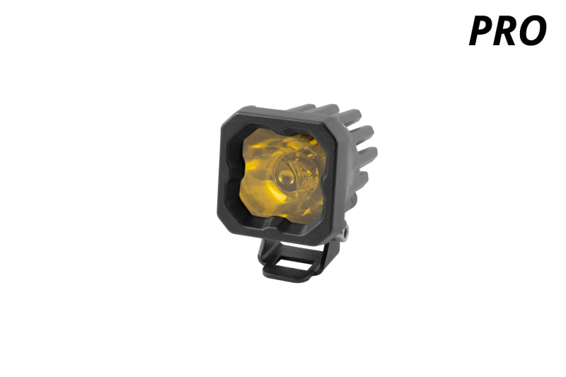 Diode Dynamics Stage Series C1 LED Pod Pro - Yellow Spot Standard ABL Each