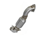 aFe 09-13 MINI Cooper S (R56) L4 1.6L (t) Twisted Steel Down Pipe 2-1/2in 304 Stainless Steel w/ Cat