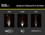 Diode Dynamics Stage Series C1 LED Pod Pro - Yellow Spot Standard ABL Each