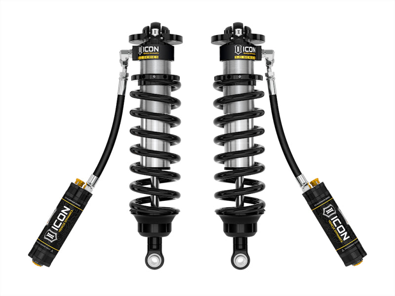 ICON 2022-2024 Toyota Tundra 1.25-3.25" Lift/2023-2024 Sequoia 3-4.25" Lift, V.S. 3.0 Series Front Coilover Kit, Remote Reservoir w/ CDCV, Pair