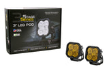 Diode Dynamics SS3 Pro ABL - Yellow SAE Fog Standard (Pair)