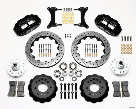 Wilwood Narrow Superlite 6R Front Hub Kit 12.88in Drilled 79-87 GM G B