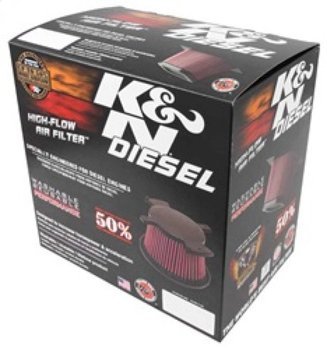 K&N 2017 Ford F250 Super Duty V8-6.7L DSL Replacement Drop In Air Filt