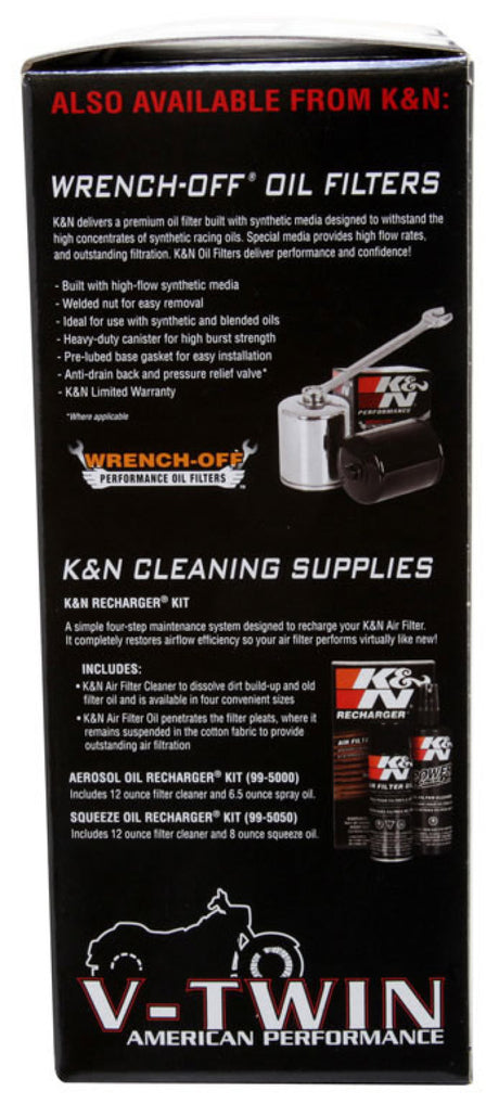 K&N 17-19 Harley-Davidson XG750A Street Rod 46 CI Replacement Air Filter