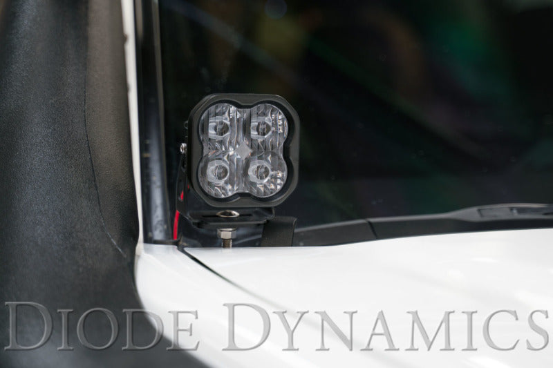 Diode Dynamics 16-21 Toyota Tacoma Stage Series 2in LED Ditch Light Kit - Pro White Combo