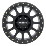 Method MR305 NV 20x10 -18mm Offset 8x6.5 130.81mm CB Matte Black Wheel