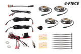 Diode Dynamics RGBW Engine Bay Strip Kit 2pc Multicolor