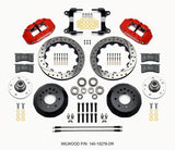 Wilwood Narrow Superlite 6R Front Hub Kit 12.88in Drill Red 82-92 Camaro//Firebird