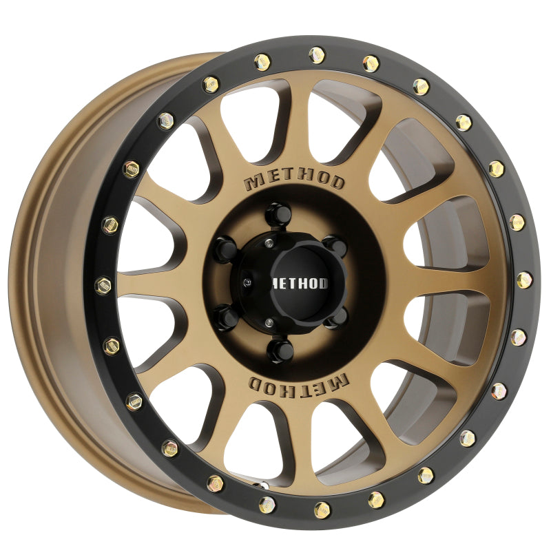 Method MR305 NV 20x9 +18mm Offset 6x135 94mm CB Method Bronze/Black Street Loc Wheel