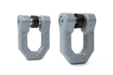 DV8 Offroad Elite Series D-Ring Shackles - Pair (Gray)