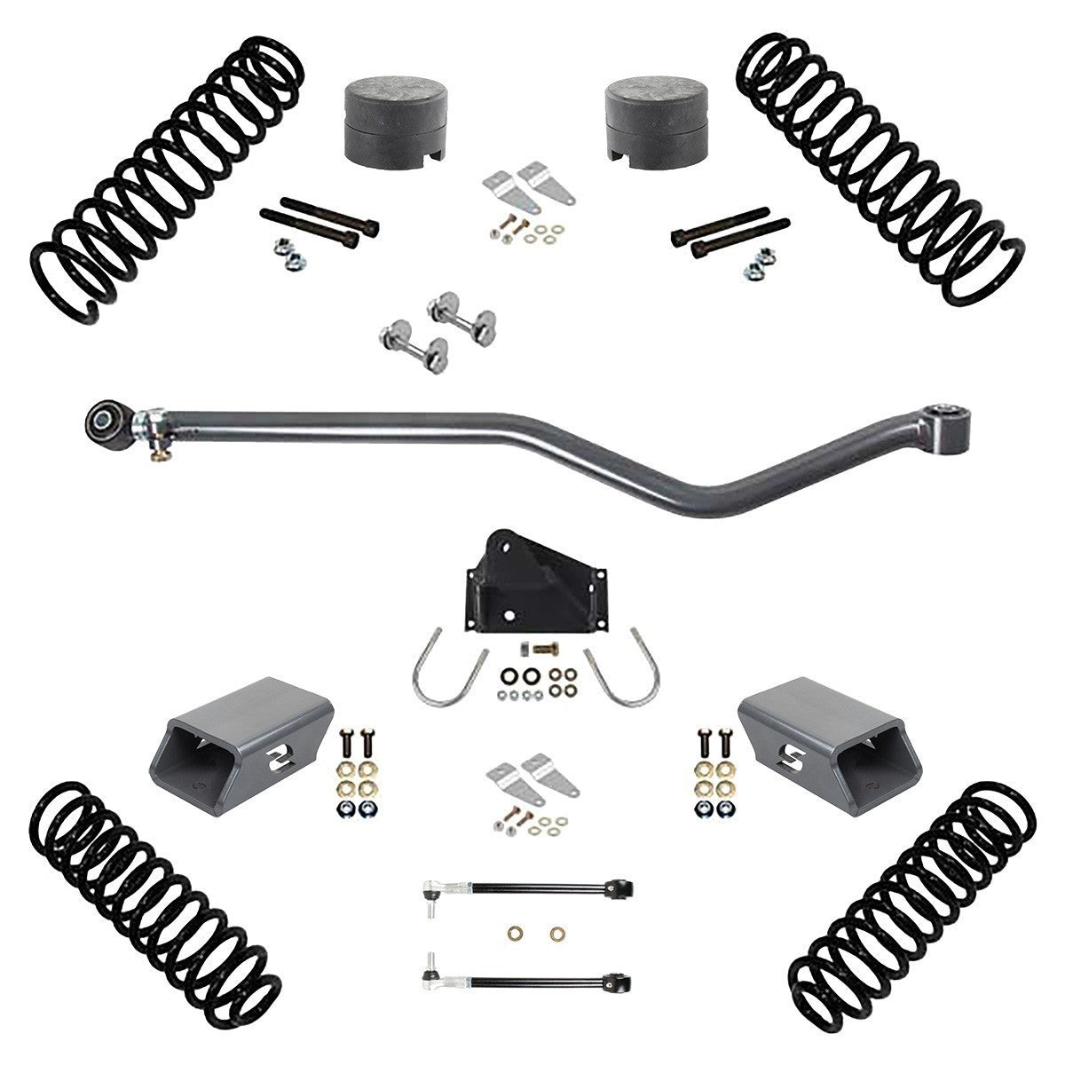 Synergy 07-18 Jeep Wrangler JKU 4 DR 2.0in Lift Stage 1 Suspension System