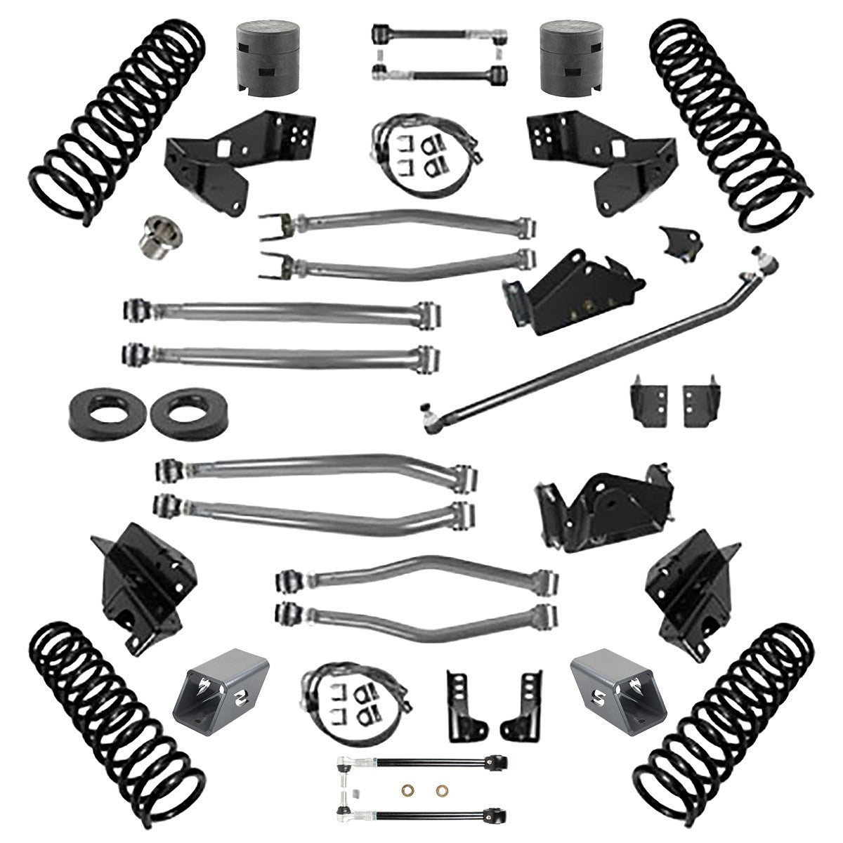 Synergy 07-18 Jeep Wrangler JKU 4 DR 3.0in Lift Stage 4 Suspension System