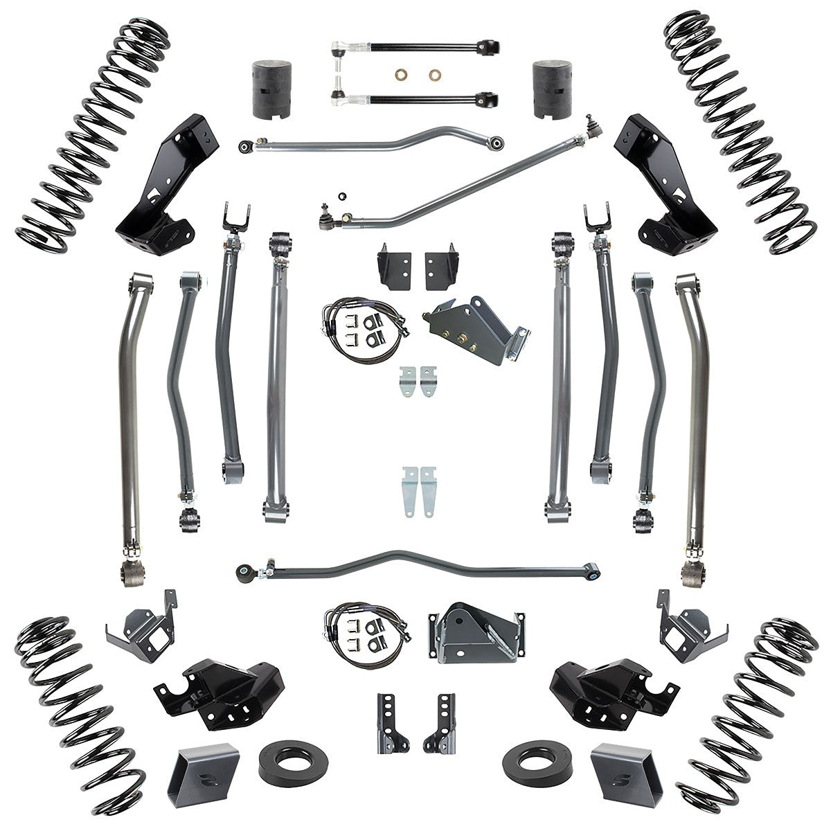 Synergy 07-18 Jeep Wrangler JKU 4 DR 6.0in Lift Stage 4 Suspension System