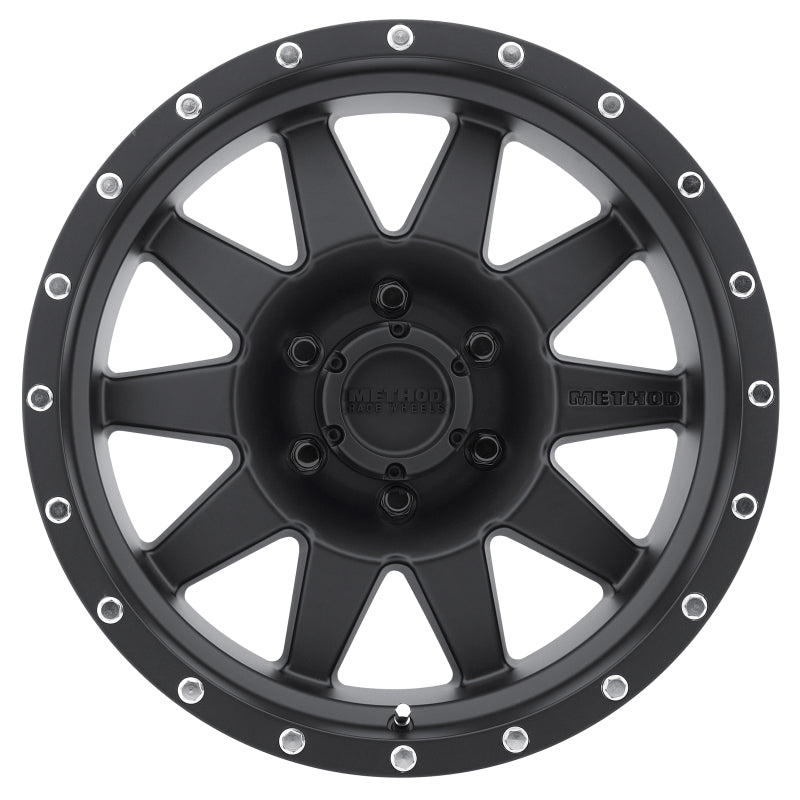 Method MR301 The Standard 17x8.5 +25mm Offset 6x4.5 83mm CB Matte Black Wheel