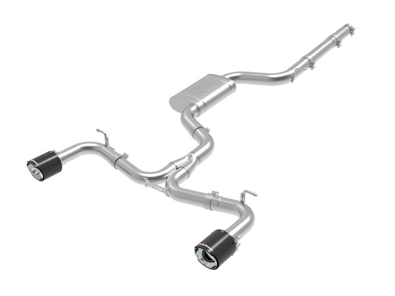 aFe MACHForce XP 3in-2.5in SS Exhaust Cat-Back 18-19 Volkswagen GTI (MK7.5) L4-2.0L (t) - Carbon