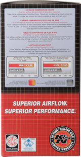 K&N Custom Oval Race Filter 5-1/8in FLG / 9in OD x 3-3/8in HW/VENT