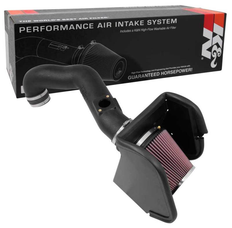 K&N 16-17 Nissan Titan XD V8-5.0L DSL 63 Series Aircharger Performance Intake