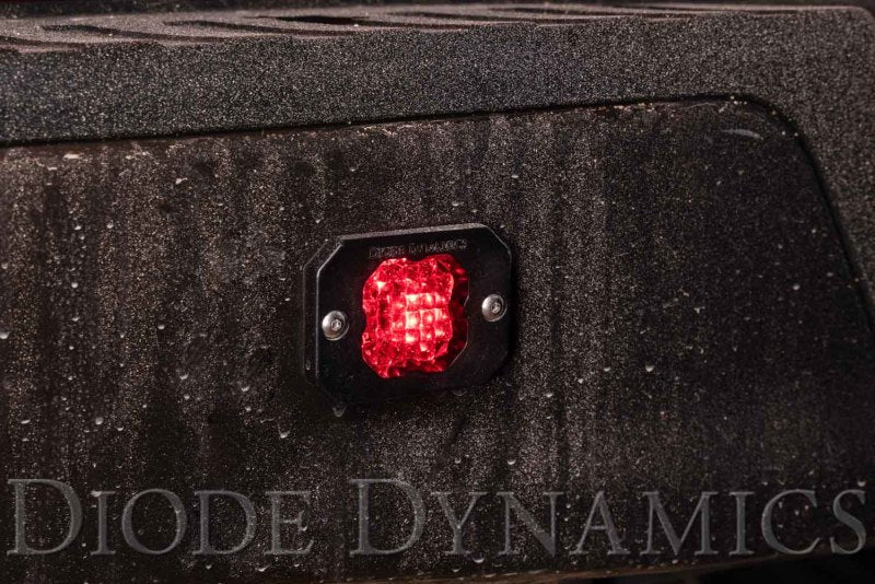 Diode Dynamics Stage Series C1 LED Pod Pro - White Flood Flush RBL (Pair)