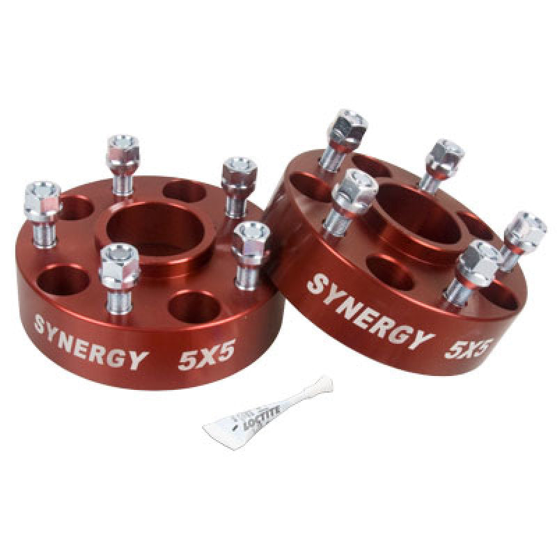 Synergy Jeep Hub Centric Wheel Spacers 5x5-1.75in Width 1/2-20 UNF Stud Size