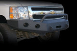 DV8 Offroad 07-13 Chevrolet Silverado 1500 Front Bumper - Black Powdercoat