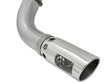 aFe LARGE Bore HD Exhausts 4in DPF-Back SS-409 2016 Nissan Titan XD V8-5.0L CC/SB (td)