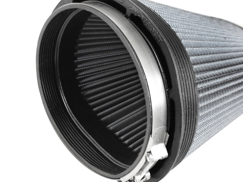 aFe Magnum FLOW Air Filter Pro DRY S (7-3/4x5-3/4in) F x (9x7in) B x (6x2-3/4in) T x (9-1/2in) H