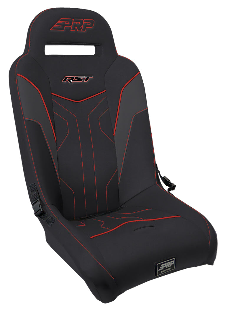 PRP RST Rear Suspension Seat- Black/Red