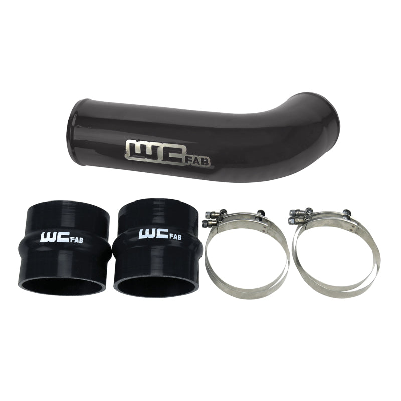 Wehrli 17-19 Chevrolet 6.6L L5P Duramax 4in Intake Pipe (Use w/OEM Air Box) - Gloss Black