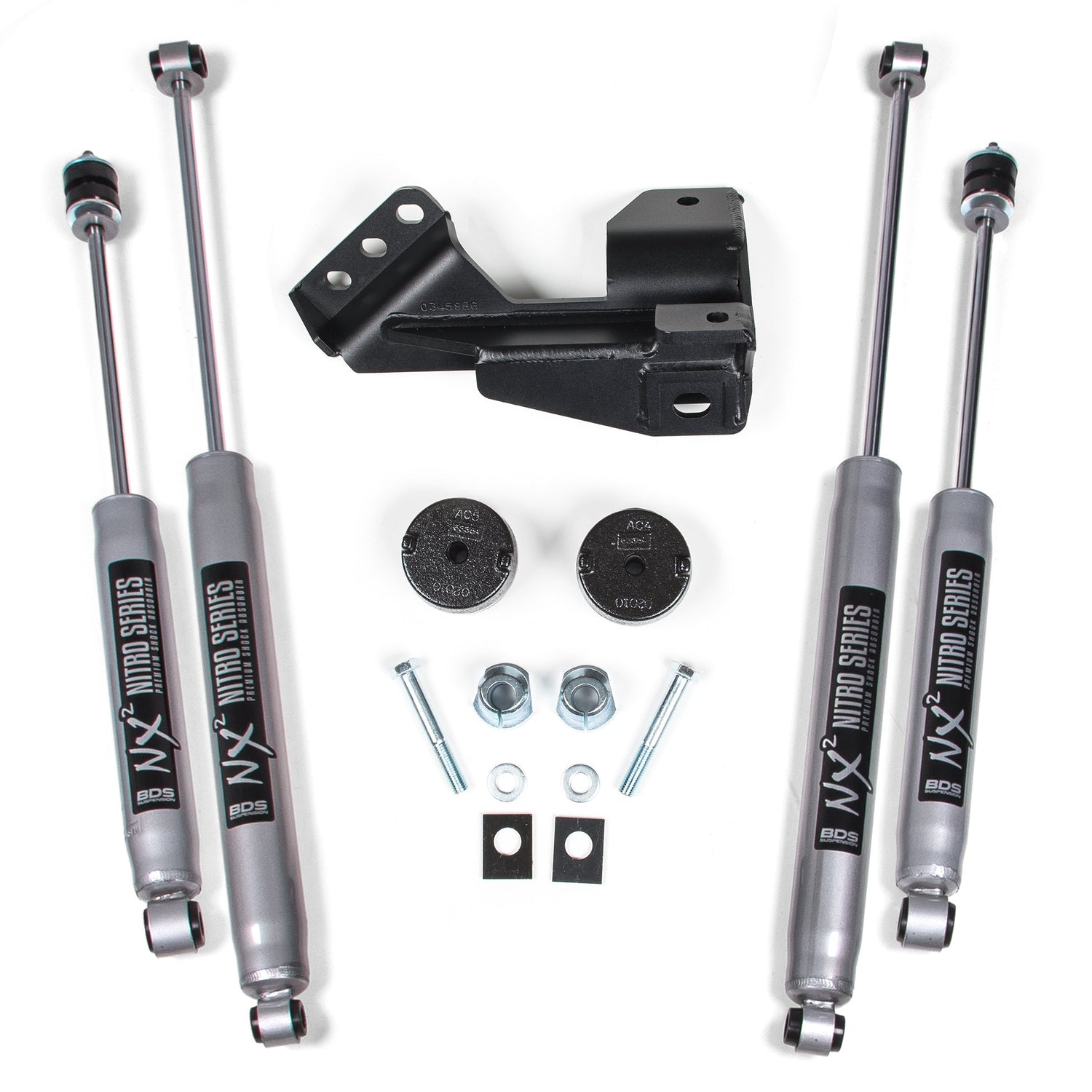 2-Inch Leveling Kit - Coil Spacer for 2017-2022 Ford F-250/F-350 Super Duty 4WD