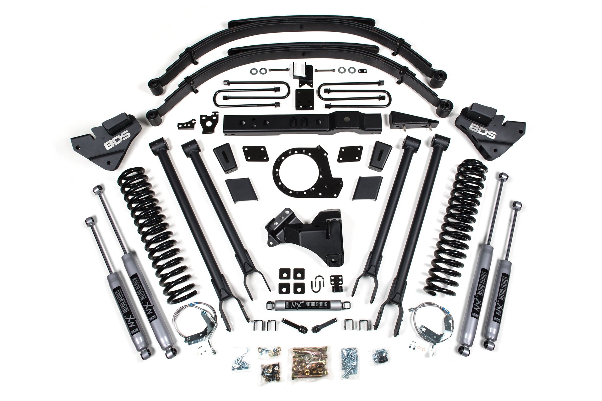 8-Inch Lift Kit - 4-Link Conversion for 2017-2019 Ford F-250/F-350 Super Duty 4WD Diesel