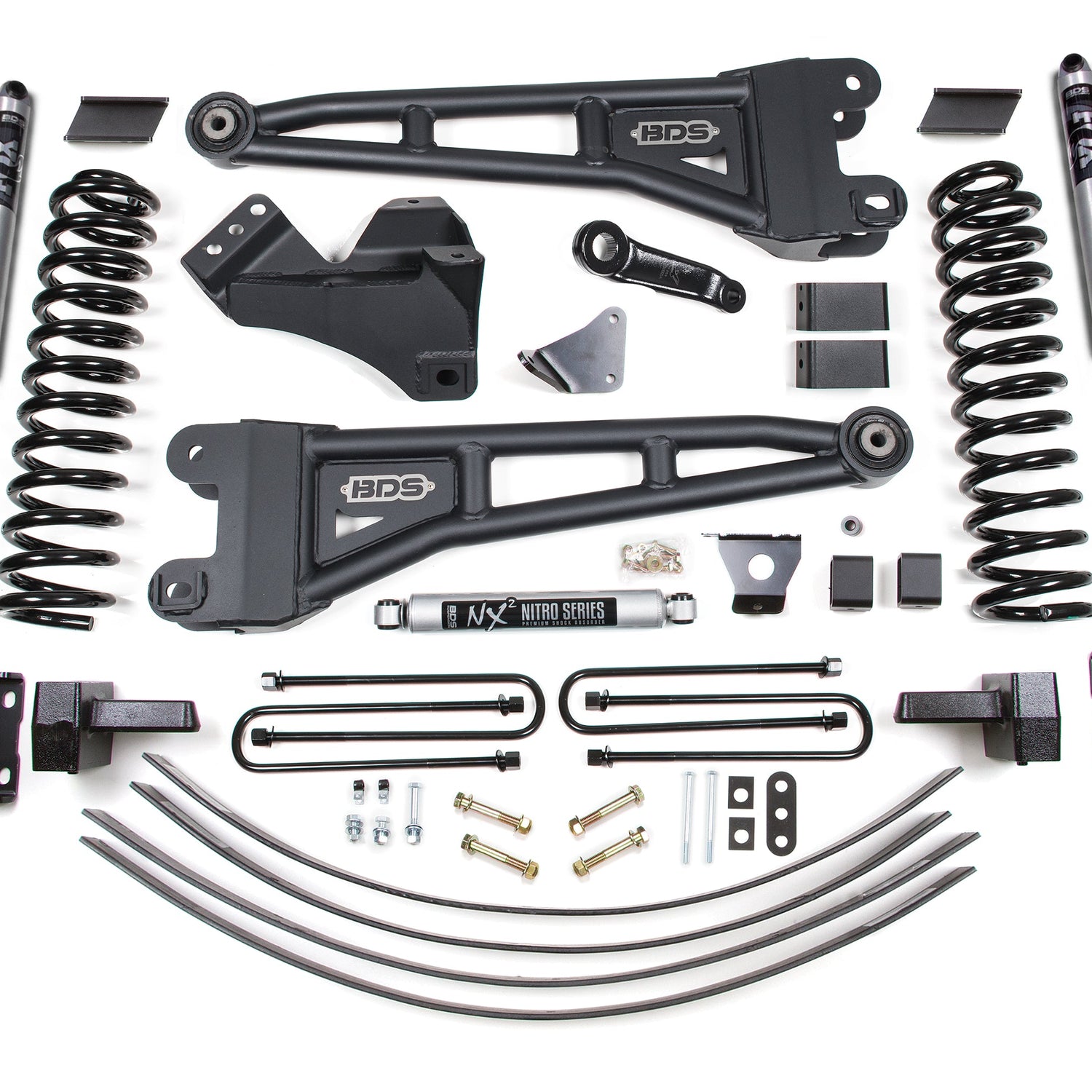 6-Inch Lift Kit w/ Radius Arm for 2005-2007 Ford F-250/F-350 Super Duty 4WD Diesel