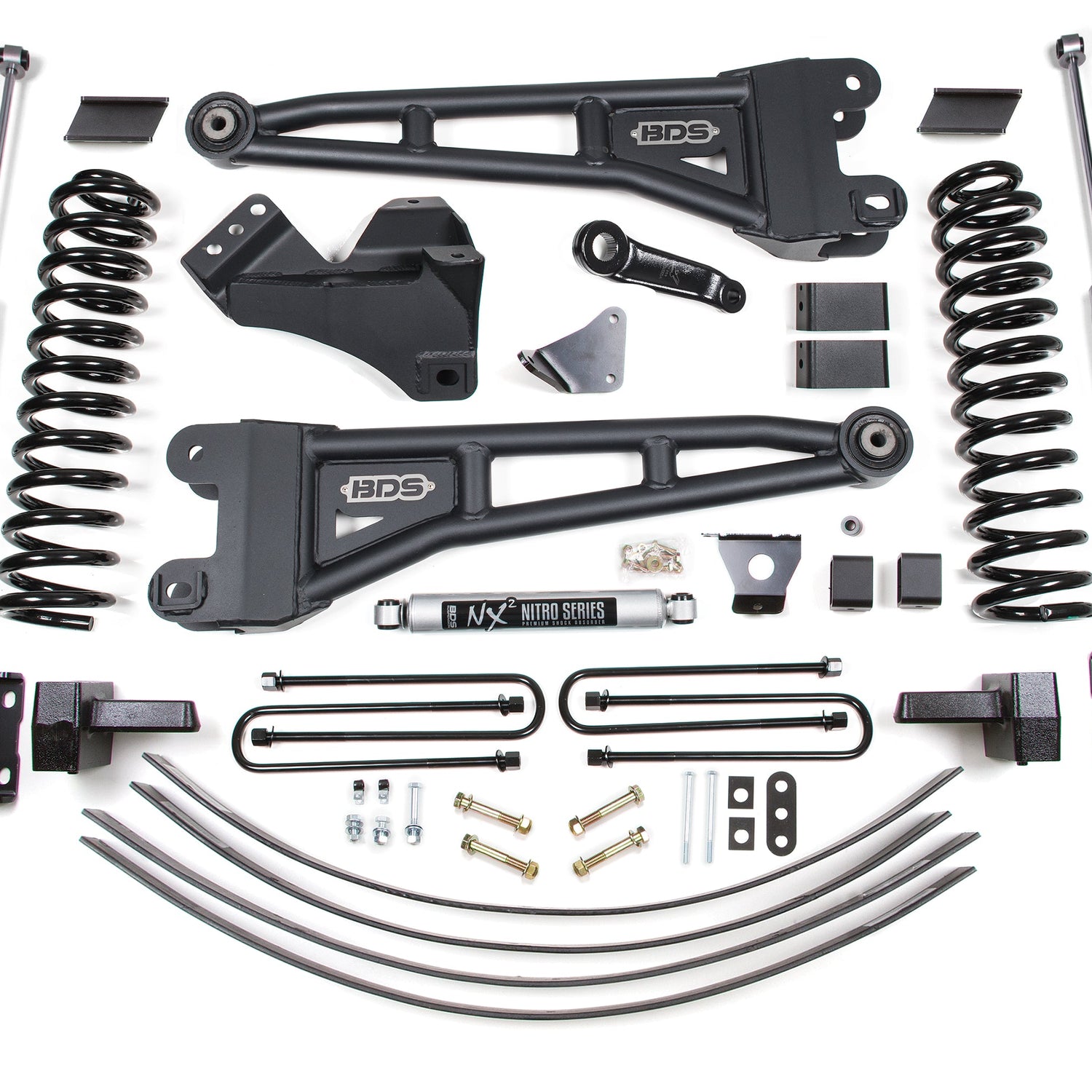6-Inch Lift Kit w/ Radius Arm for 2005-2007 Ford F-250/F-350 Super Duty 4WD Diesel
