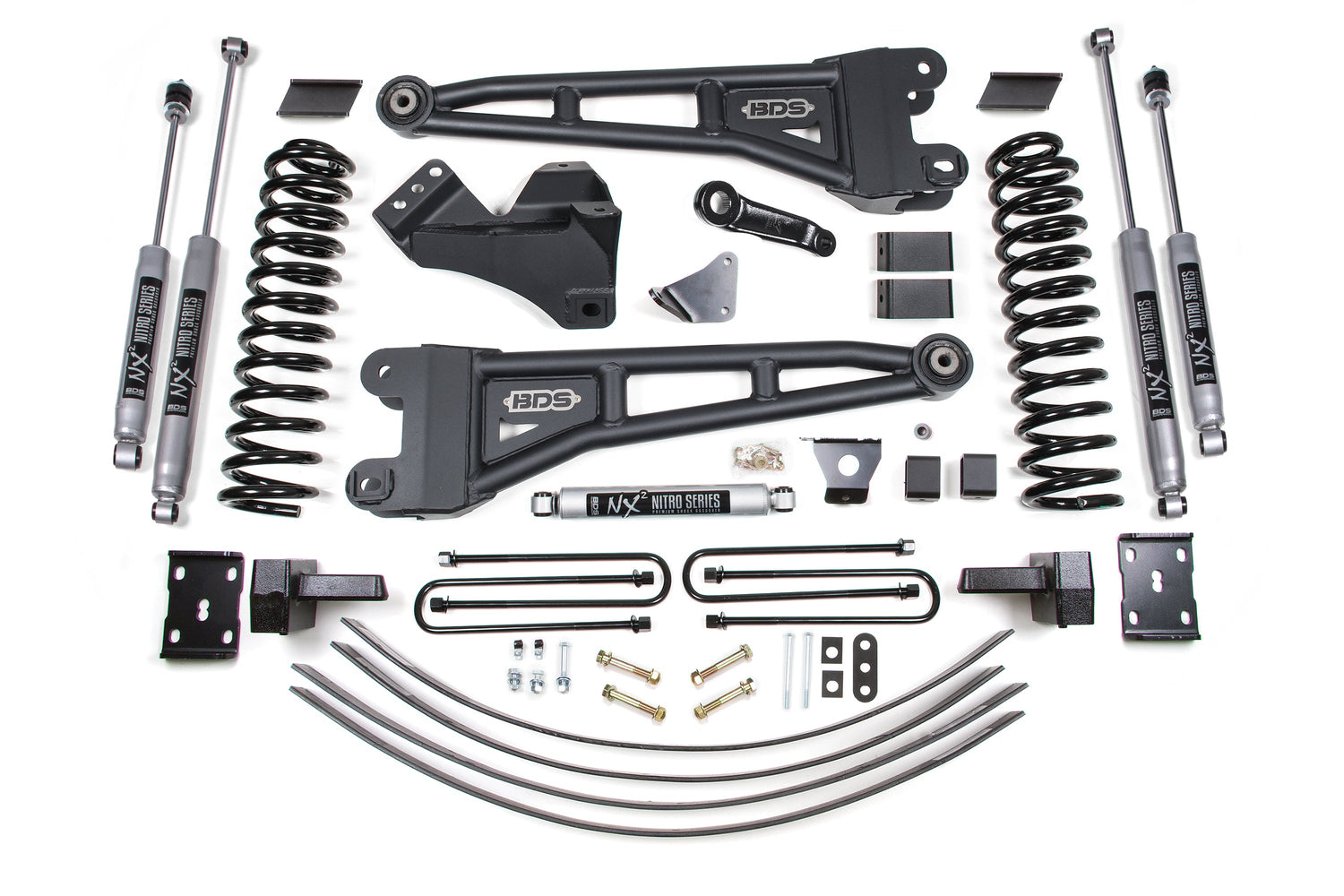 6-Inch Lift Kit w/ Radius Arm for 2005-2007 Ford F-250/F-350 Super Duty 4WD Gas
