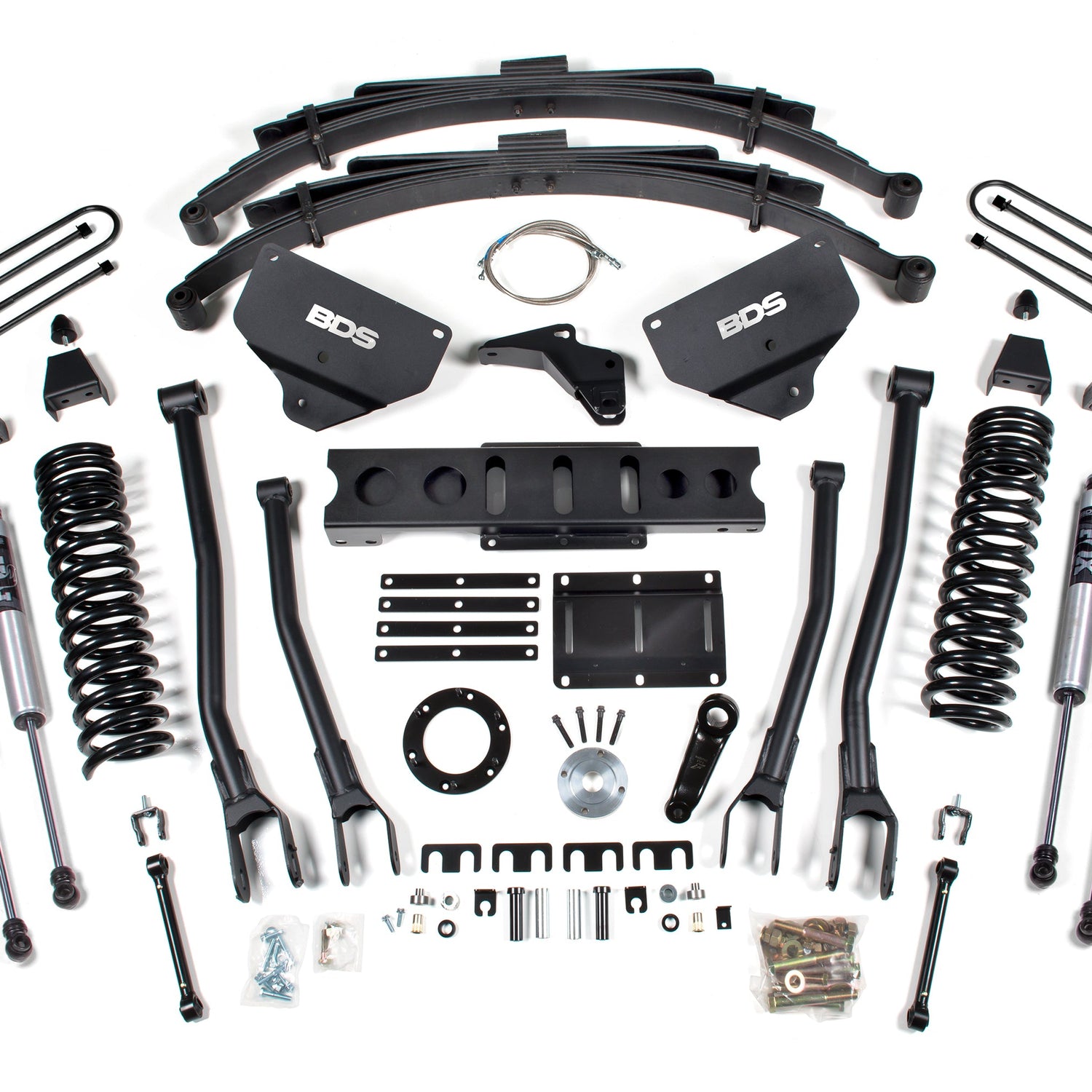 8-Inch lift Kit w/ 4-Link for 2013-2018 Dodge Ram 3500 4WD Diesel