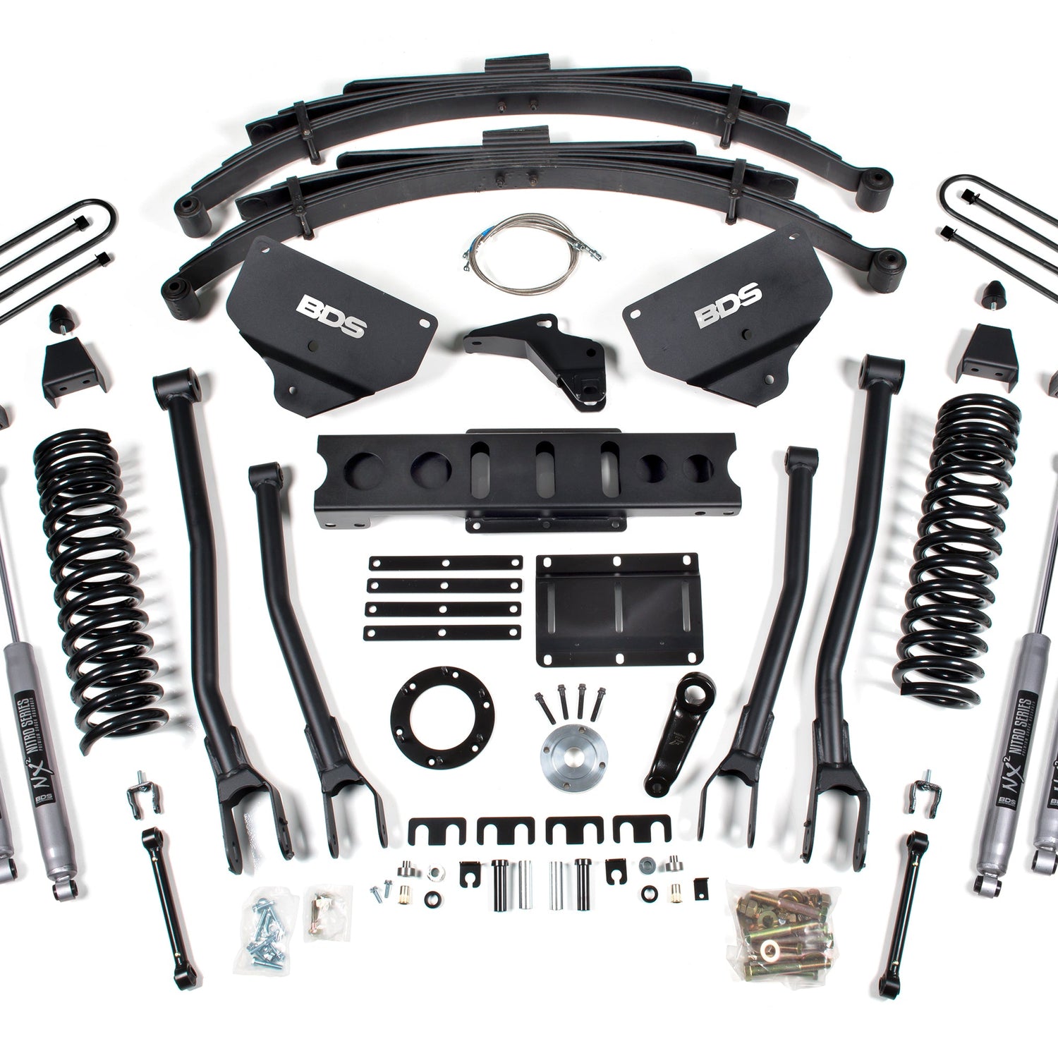8-Inch lift Kit w/ 4-Link for 2013-2018 Dodge Ram 3500 4WD Diesel