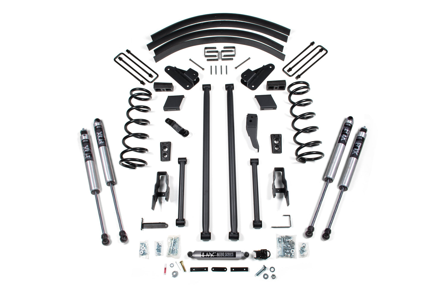 4.5-Inch Lift Kit - Long Arm Conversion for 1994-1999 Dodge Ram 2500/3500 4WD