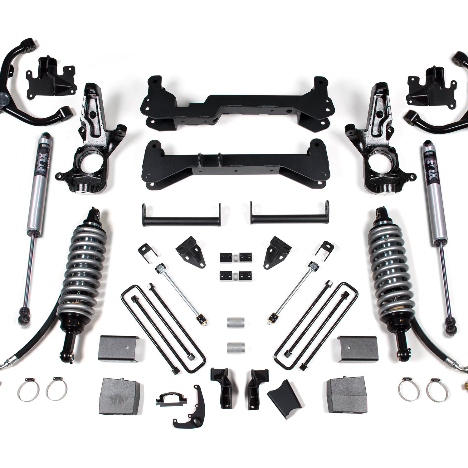 7-Inch Lift Kit - FOX 2.5 Coil-Over Conversion for 2001-2010 Chevy Silverado + GMC Sierra 2500HD 2WD